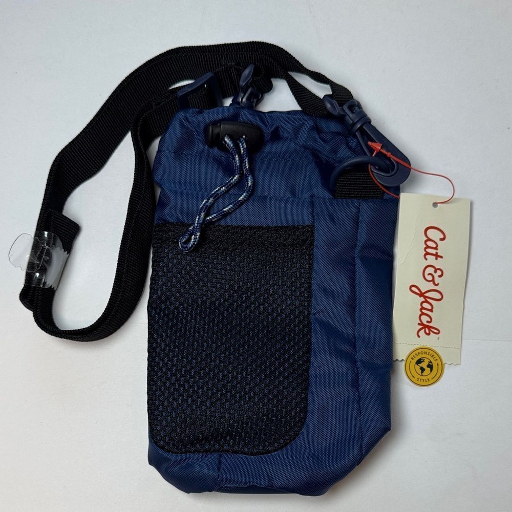 Cat & Jack Kids' Blue Water Bottle Crossbody Bag